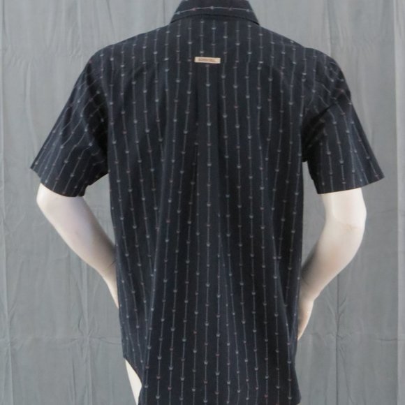 Vintage Skateboard Shirt - Ezekiel Crown Pin Stripe Button down - Men's Large - Picture 6 of 9